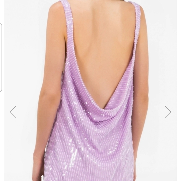 MISHA Collection Maxie Dress In Lilac - Picture 5 of 15